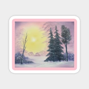 Tranquil Dawn (pink) Magnet