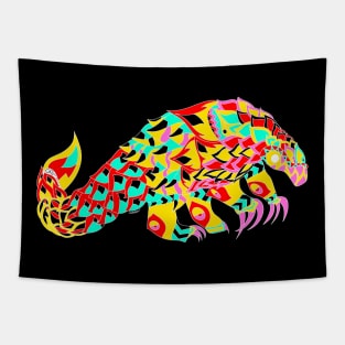 pangolin chinese armored armadillo Tapestry