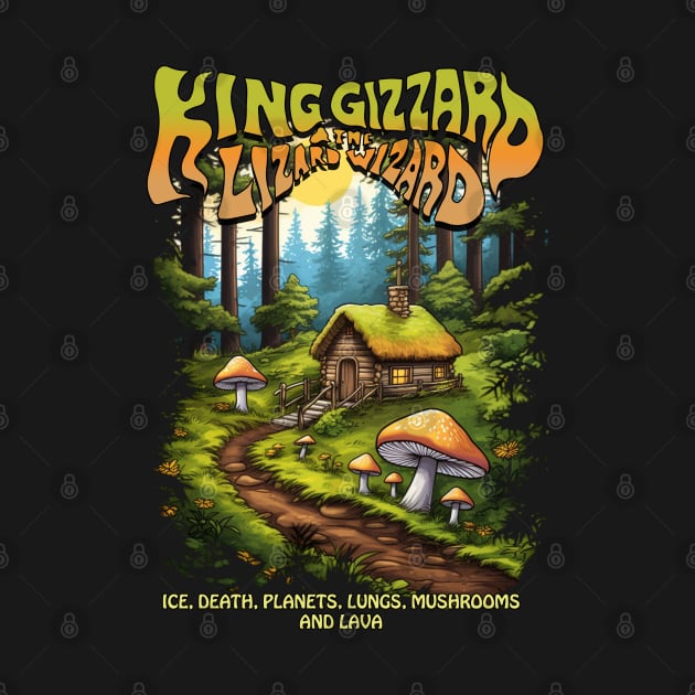 King Gizzard & The Lizard Wizard - Fan made design by Elemental Edge Studio