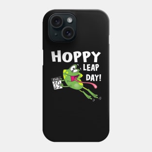 Funny Frog Hoppy Leap Day February 29 Leap Year Birthday Phone Case