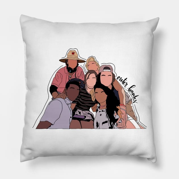 outer banks member Pillow by dreamiedesire
