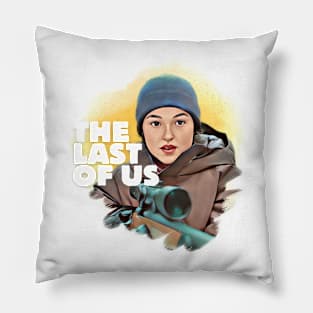 the last of us tv series " TLOU " tshirt sticker etc. design by ironpalette Pillow