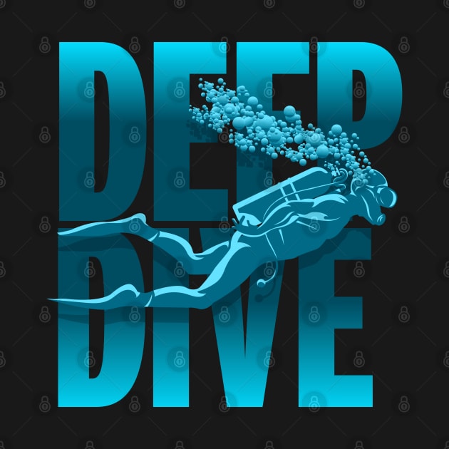 Scuba Diving Reef Diving Freediving Spearfishing prints graphic by Vector Deluxe