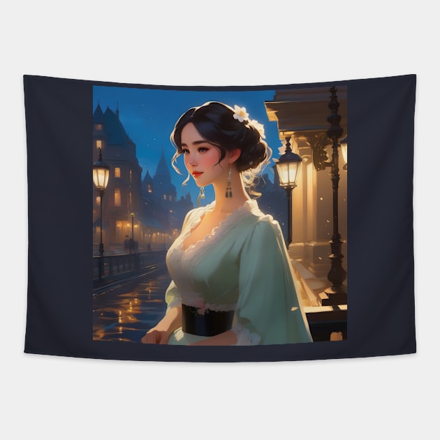 Victorian era princess Tapestry by Spaceboyishere