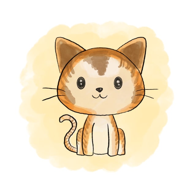 little orange kitty by AnabellaCor94