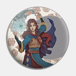 Dungeons and Dragons mage Pin