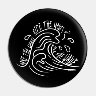 Be the Wave v3 White Pin