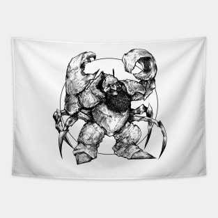 Dwarven Crab-Battle-Rager Tapestry