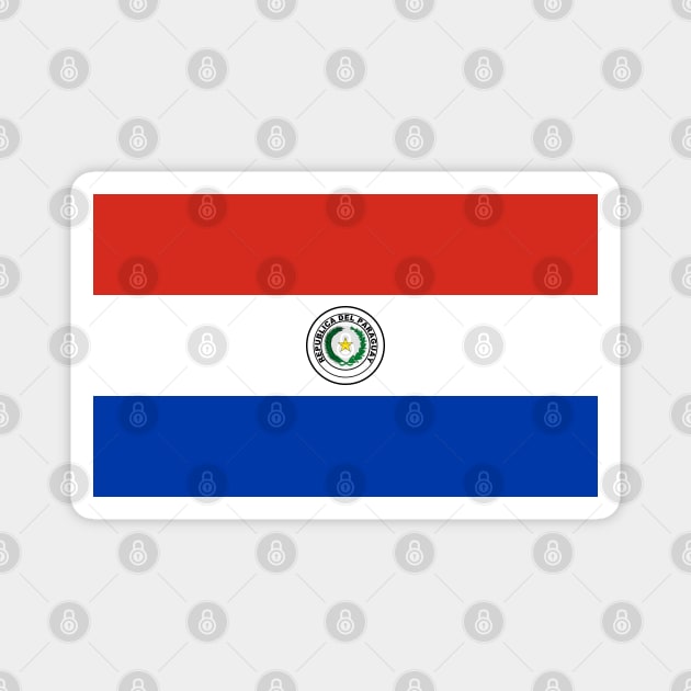 Flag of Paraguay Magnet by COUNTRY FLAGS