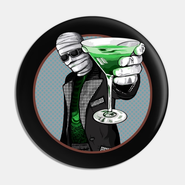 The Invisible Man drinks Absinthe Pin by FanboyMuseum