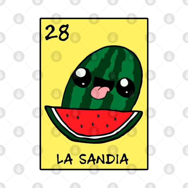 la sandia by loteriaeldiablito