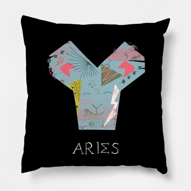 Aries Pillow by nosheendesigns