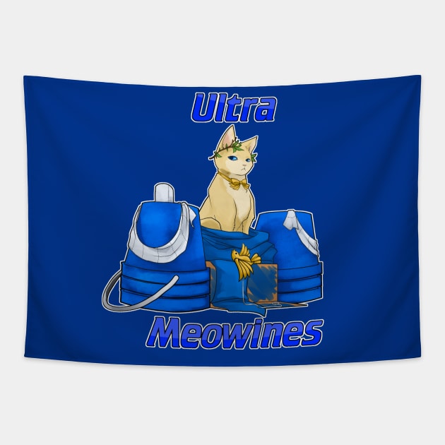 Ultra Meowines Tapestry by RudeRubicante