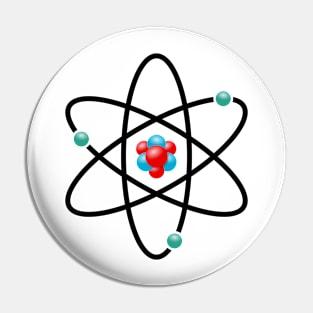 Physics Enthusiast Electrons Atoms Protons Quantum Physics Pin