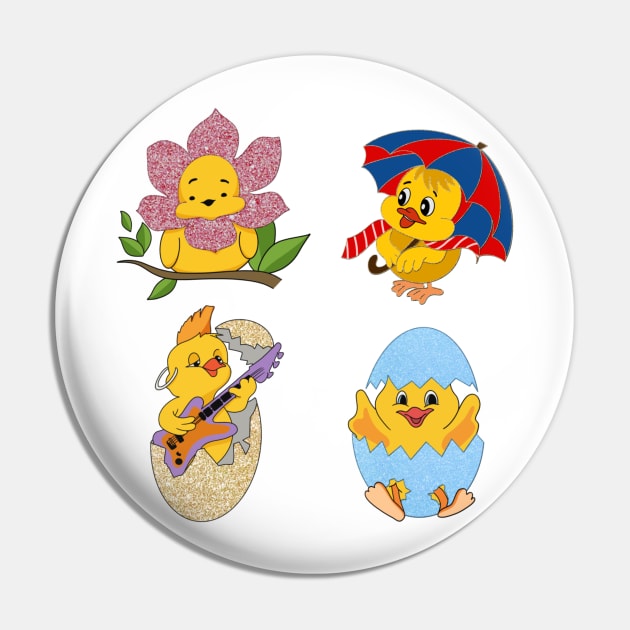 Easter stickers set, I was born, Easter Day, face mask for kids, my first Easter Pin by PrimeStore