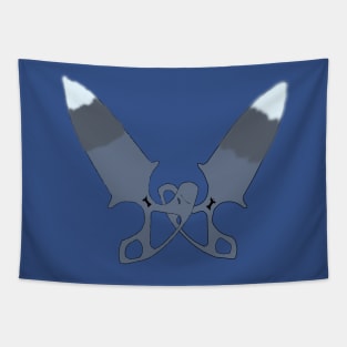 SHADOW DAGGERS BLUE STEEL Tapestry