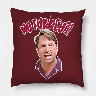No Turkey - Peep Show Meme Pillow