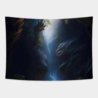 Mystic Luminous Enigma Tapestry