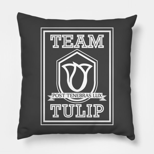 TEAM TULIP Pillow by SeeScotty