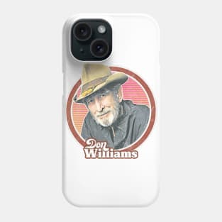 Don Williams / Retro Style Fan Design Phone Case