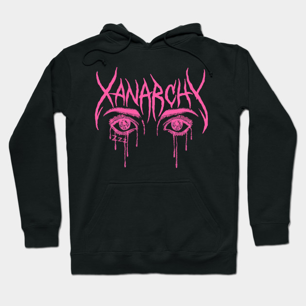 pink xanarchy hoodie
