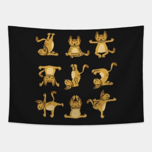 Yoga Cat. YoGato Tapestry