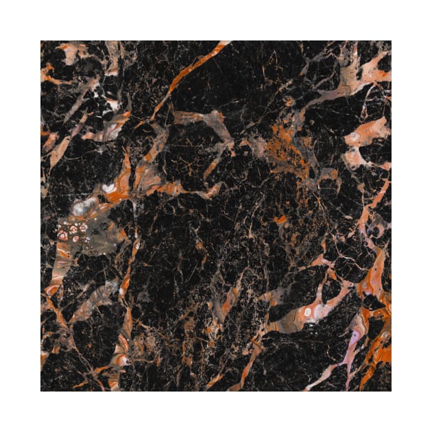 Dark marble with orange by marbleco