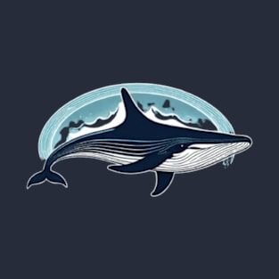 Blue whale gift ideas tees hoodies mugs for all T-Shirt