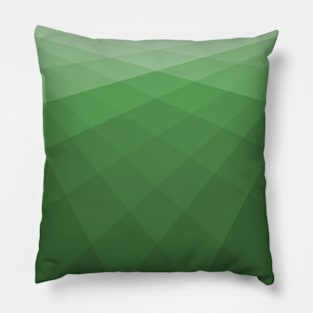 Geometric Green Pattern Pillow