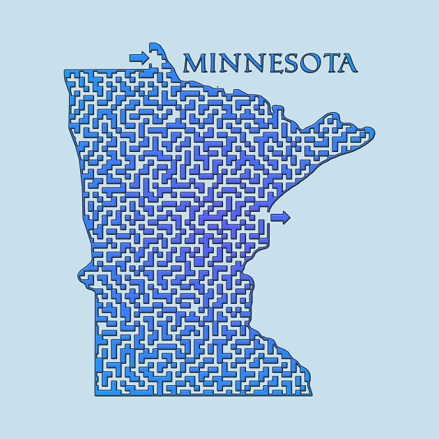 State of Minnesota Maze by gorff