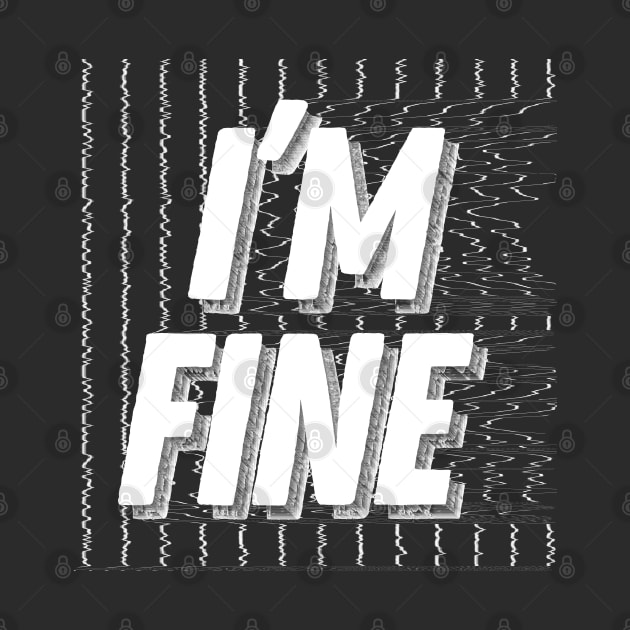 I'm Fine / Logo Graphic Design Pixel Font by DankFutura