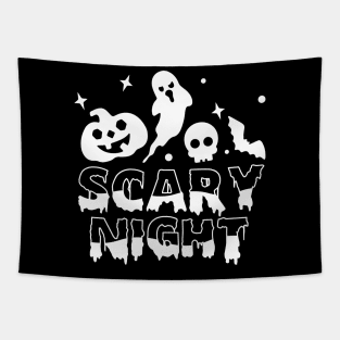 Scary night Tapestry