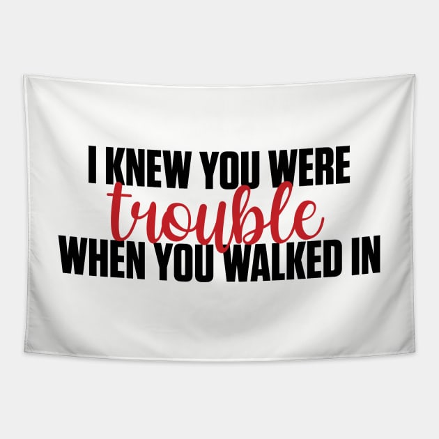 I Knew You Were Trouble Taylor Swift Tapestry by Mint-Rose