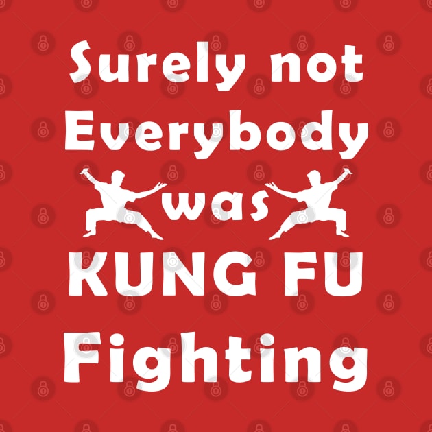 surely not everybody was kung fu fighting by yacineshop