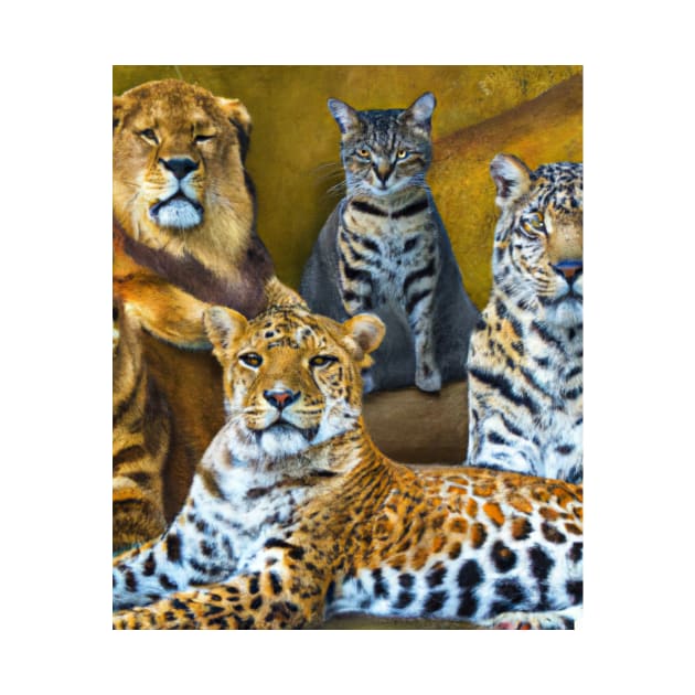 Big Cats Family by soulfulprintss8