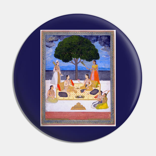 Musical Gathering, Mughal , India 18th Century Pin by rocketshipretro