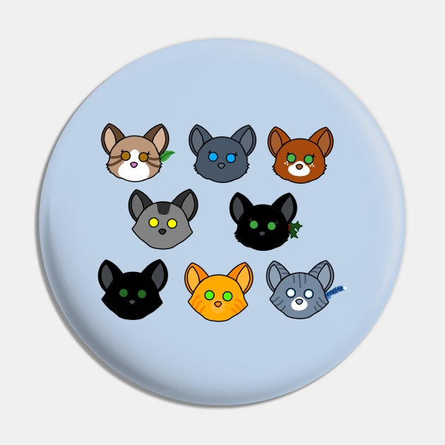 Cats of Thunder Pin by Aeriskate