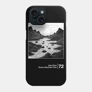 Rocky Mountain Time / Minimal Style Graphic Artwork Phone Case