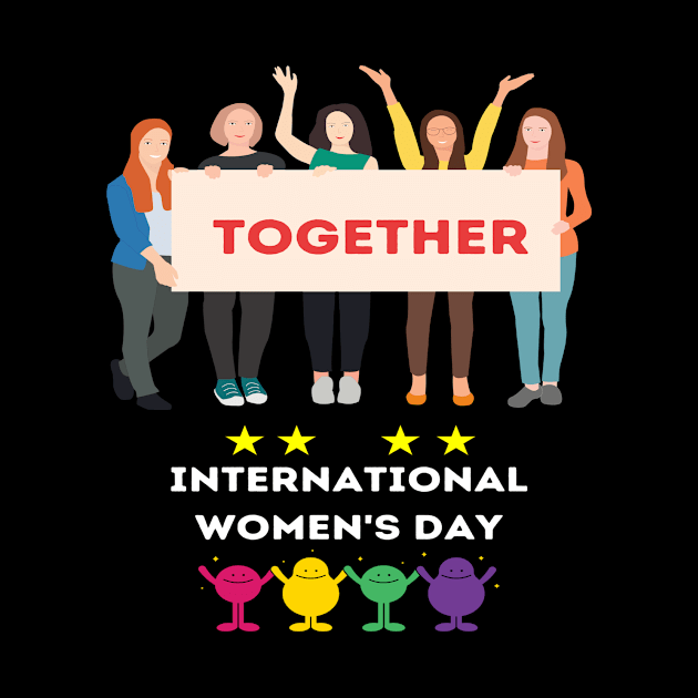 Together international women's day design by ARTA-ARTS-DESIGNS