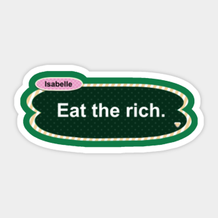 Isabelle Animal Crossing Stickers Teepublic