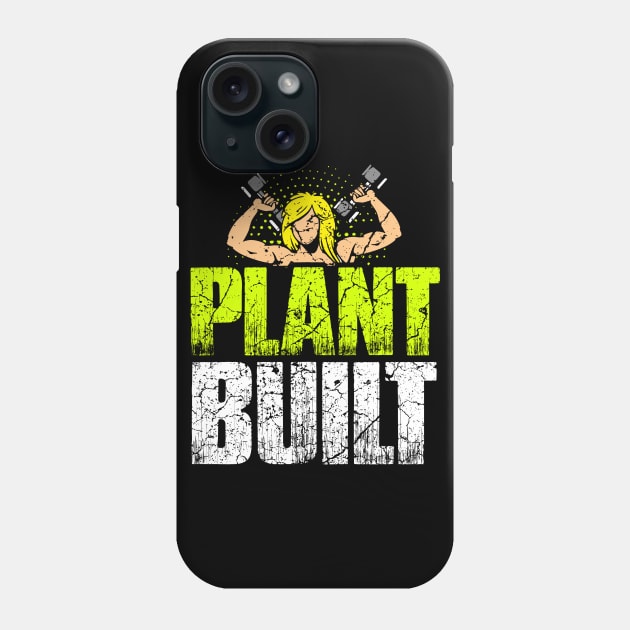 Vegan Bodybuilder Gift Gym Workout Fitness Weightlift Phone Case by AlleyField