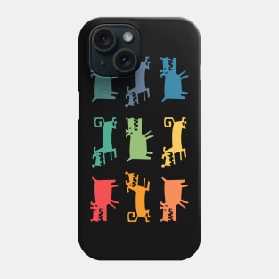 Crazy doggy pattern Phone Case