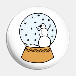 Winter Wonderland Snow Globe Pin