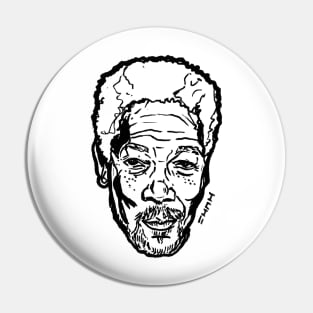 Almighty Morgan Free Tee Pin