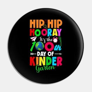 Hip Hip Horray 100th Day Of Kindergarten 100 Days Smarter Teacher Pin