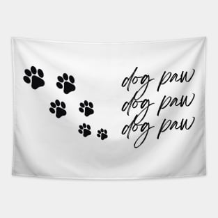 Dog Paw Tapestry