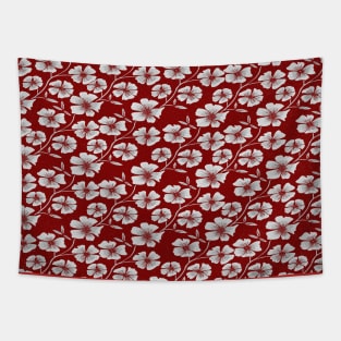 Red and White Tapestry