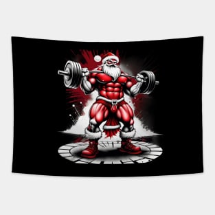 I'm Going To The Gym Merry Christmas Gift, Motivation, Xmas, Workout Gift Tapestry