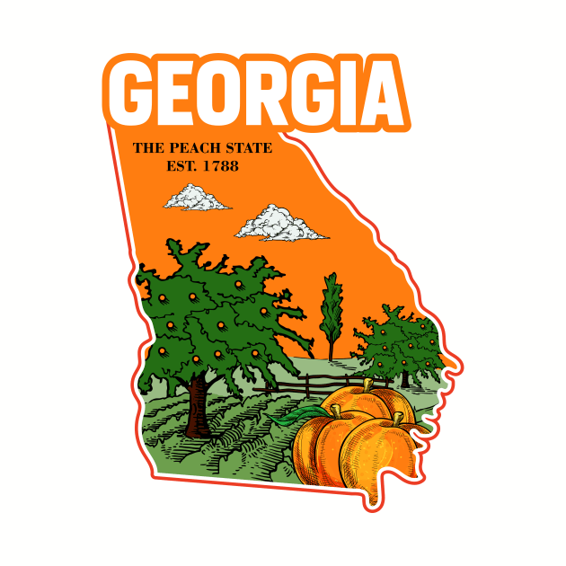 Georgia and peach by My Happy-Design