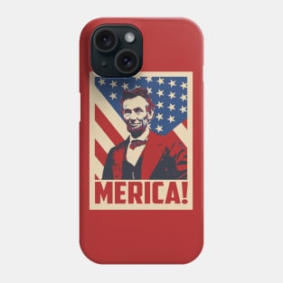 Abraham Lincoln Merica 4th Of July Phone Case